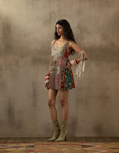 MEHRU EMBO DRESS