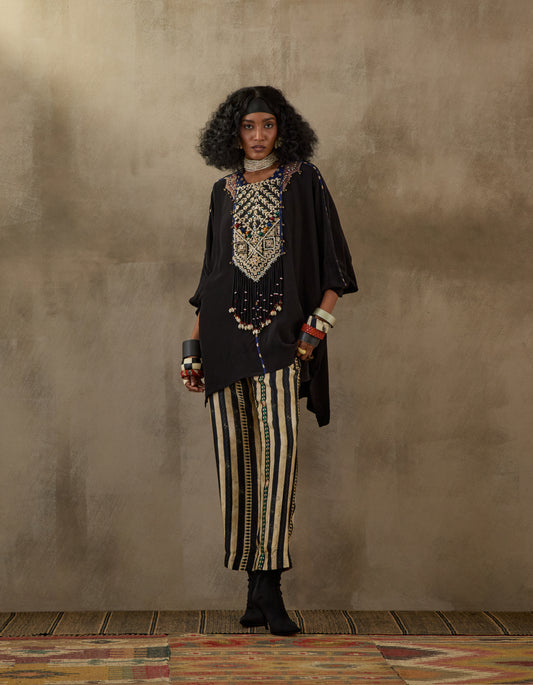 KURU TRAPEZE KURTA SET