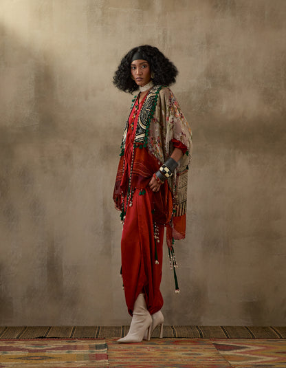 VENI DUPATTA JACKET SET