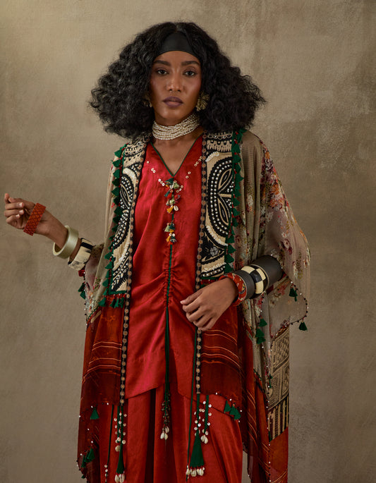 VENI DUPATTA JACKET