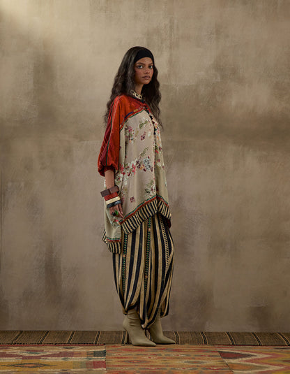 KURU TRAPEZE KURTA SET