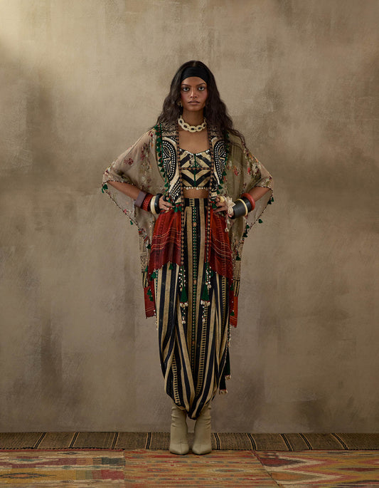 VENI DUPATTA JACKET SET