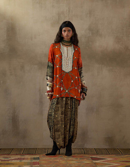 MITRA SHORT KURTA SET