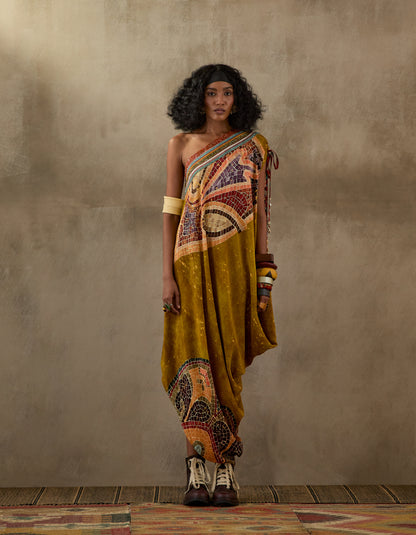 RASA ONE SHOULDER DRESS