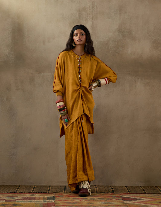 KURU TRAPEZE KURTA SET