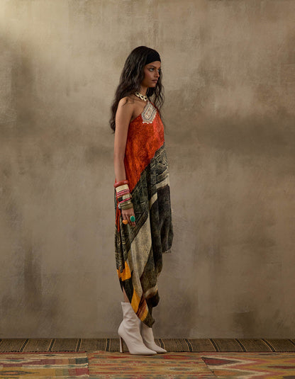 RASA ONE SHOULDER DRESS