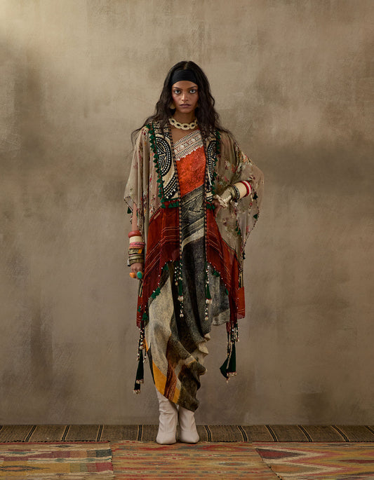 VENI DUPATTA JACKET SET