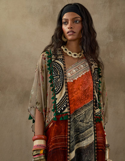VENI DUPATTA JACKET SET