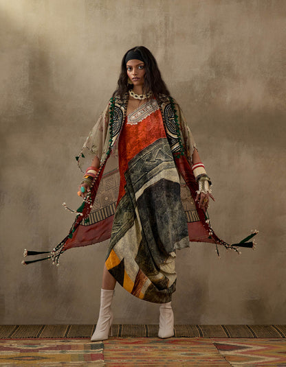 VENI DUPATTA JACKET SET