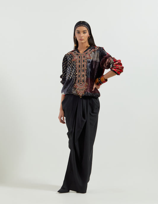 ZAHRA SWEATSHIRT JACKET SET