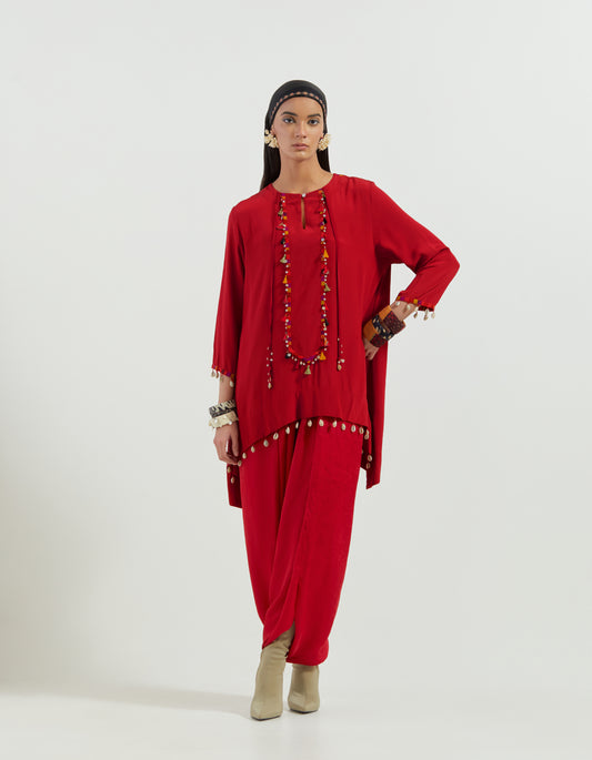 MITRA SHORT KURTA SET