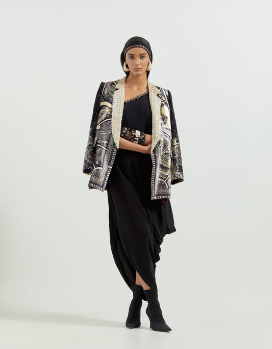NOORI DOUBLE BREASTED JACKET SET