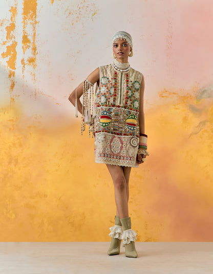 MEHRU EMBO DRESS