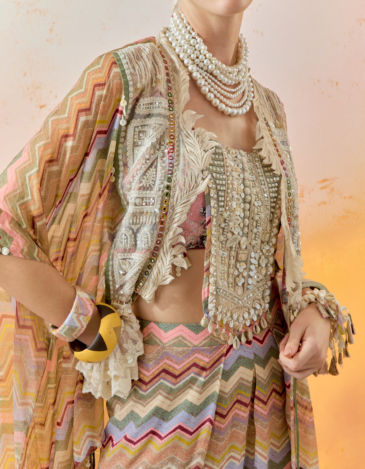 VENI DUPATTA JACKET SET