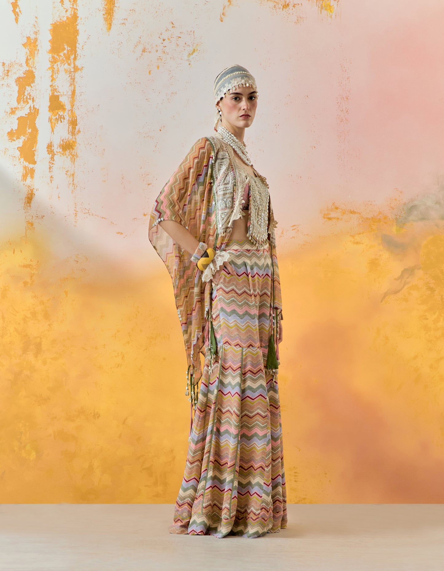 VENI DUPATTA JACKET SET