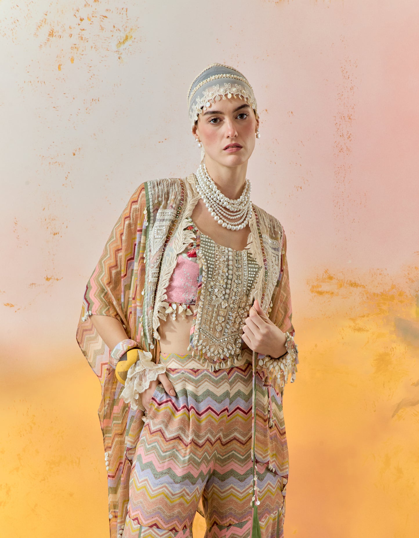 VENI DUPATTA JACKET SET