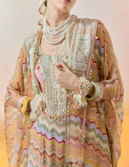 VENI DUPATTA JACKET SET