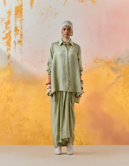 ATRI STRAIGHT SHIRT SET