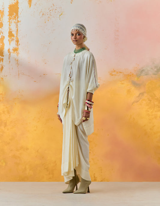 KURU TRAPEZE KURTA SET