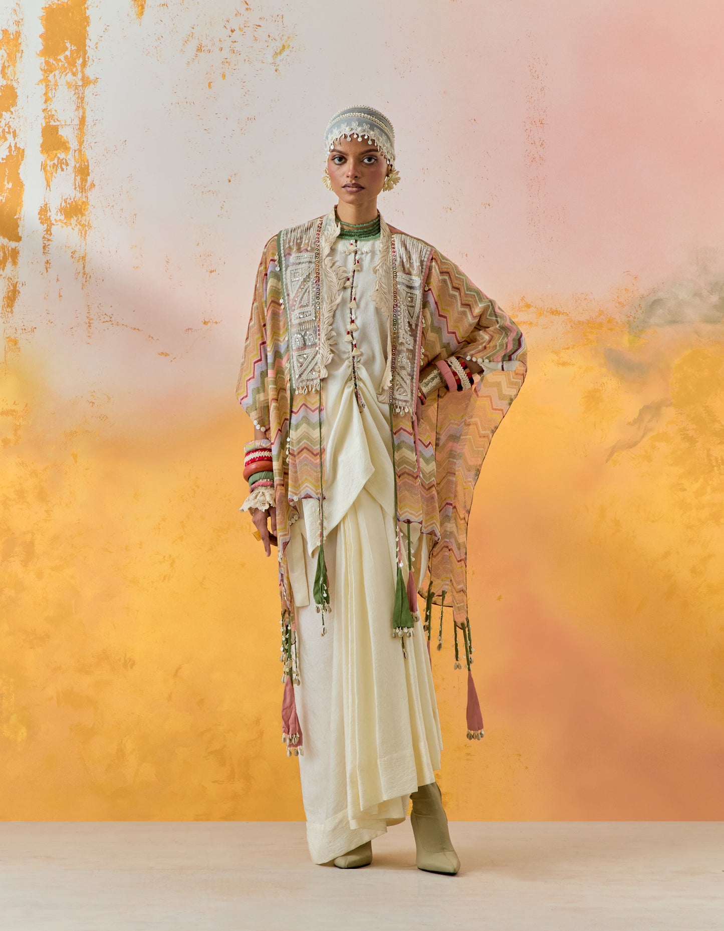 VENI DUPATTA JACKET
