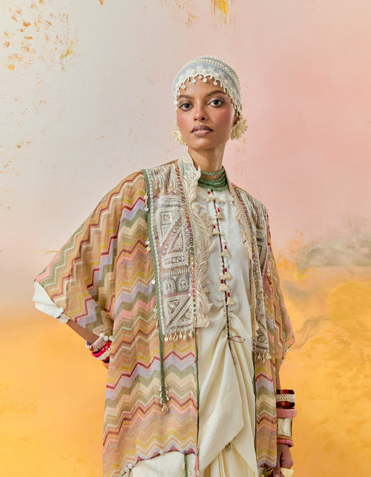 VENI DUPATTA JACKET