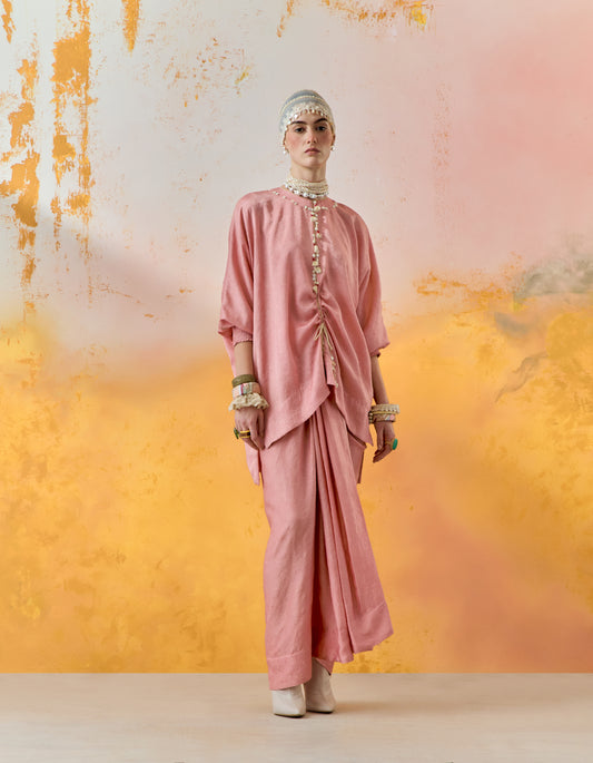 KURU TRAPEZE KURTA SET