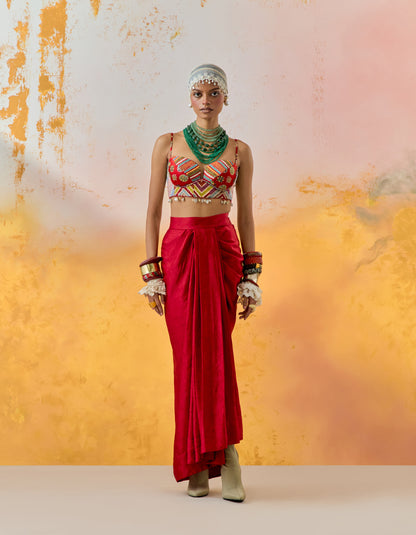 VENI DUPATTA JACKET SET