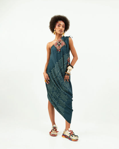 RASA ONE SHOULDER DRESS