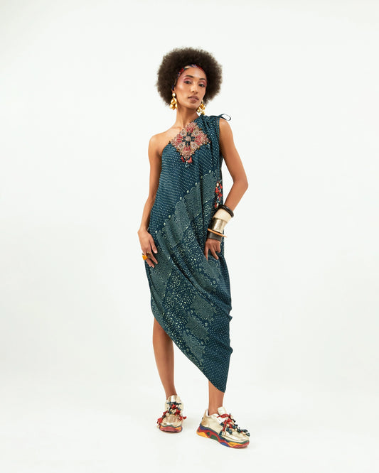 RASA ONE SHOULDER DRESS