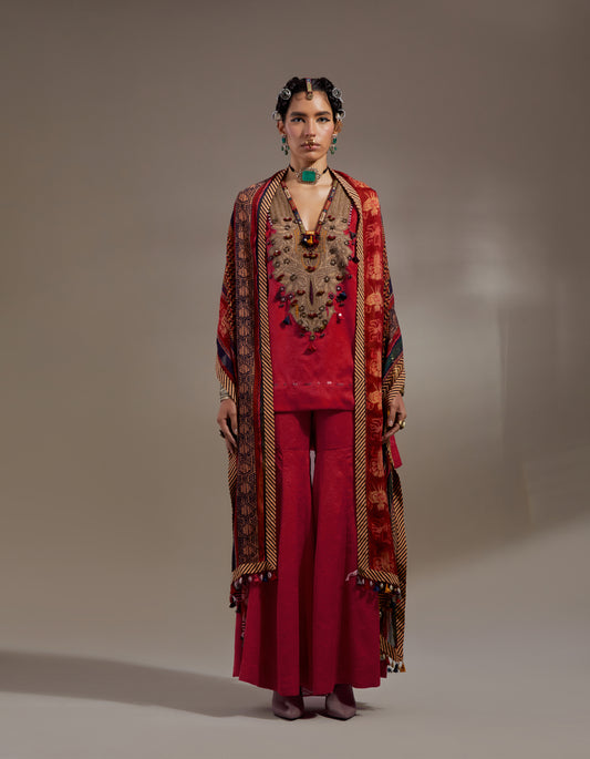 MITRA SHORT KURTA SET