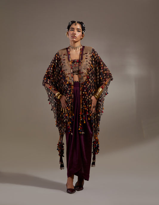 VENI DUPATTA JACKET SET