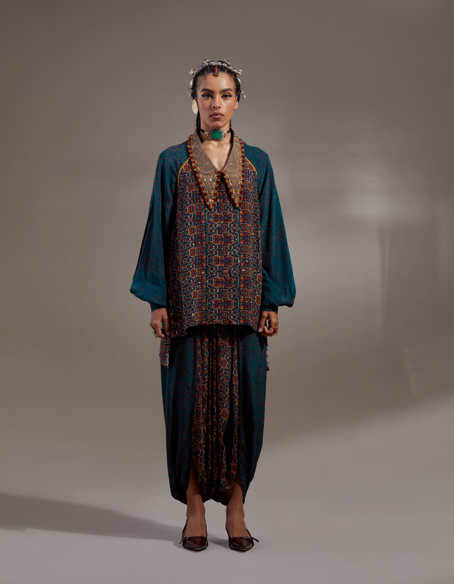 ATRI STRAIGHT SHIRT SET