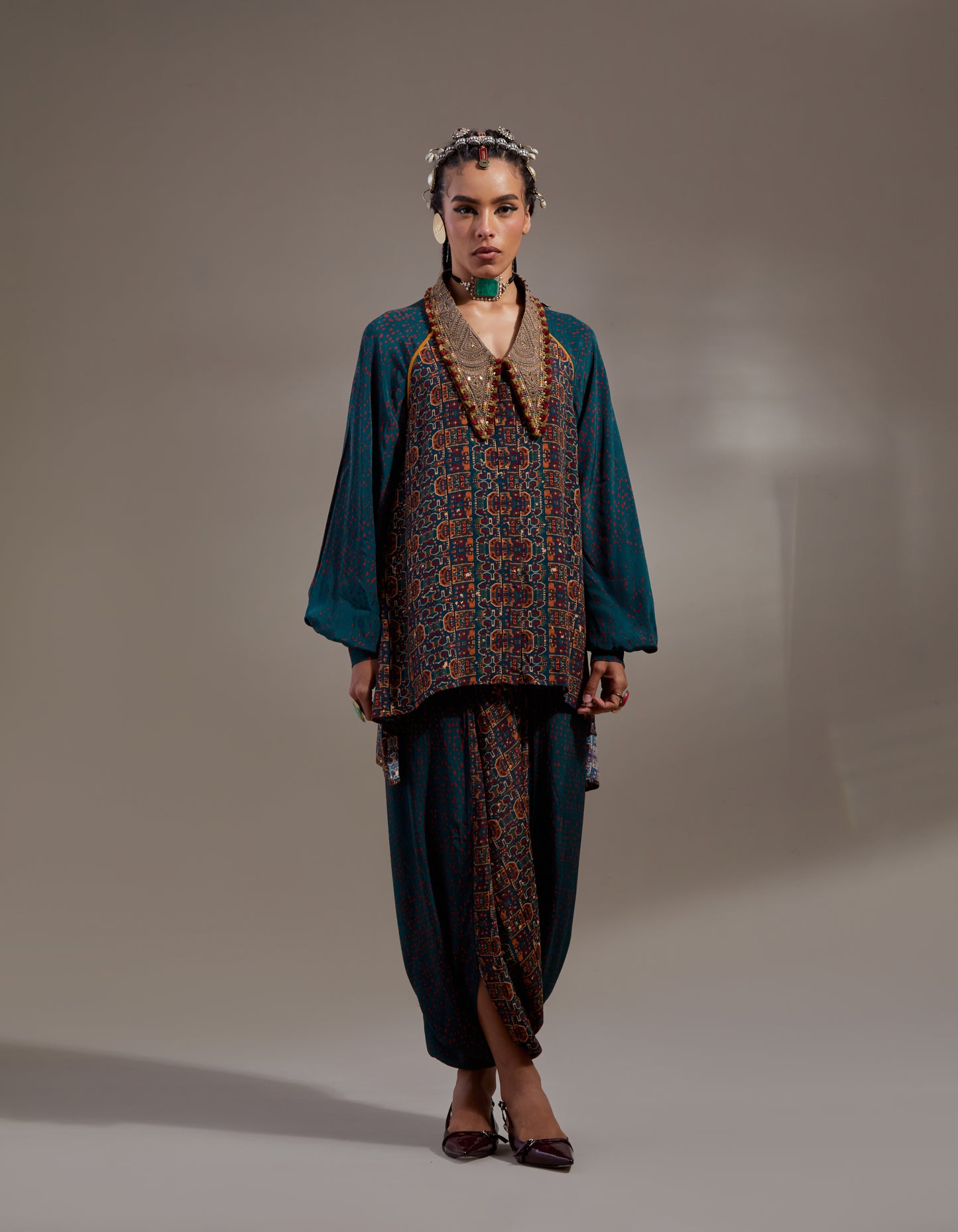 ATRI STRAIGHT SHIRT SET