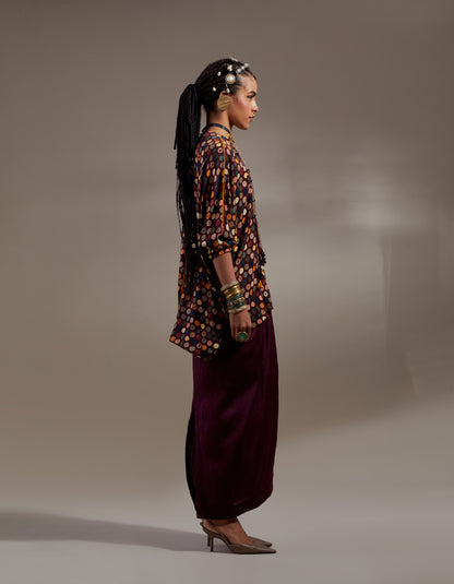 KURU TRAPEZE KURTA SET