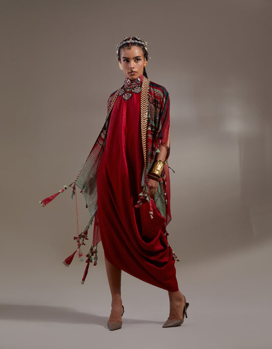 VENI DUPATTA JACKET SET