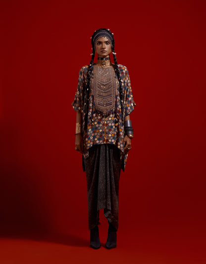 KURU TRAPEZE KURTA SET