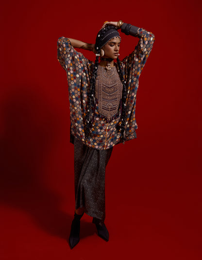 KURU TRAPEZE KURTA SET