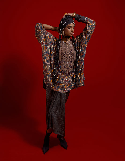 KURU TRAPEZE KURTA SET