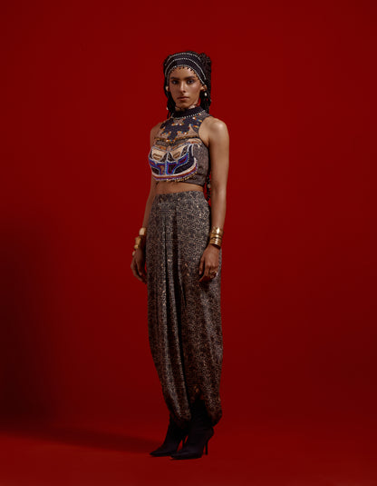 RITU KAFTAAN MIDI JACKET SET