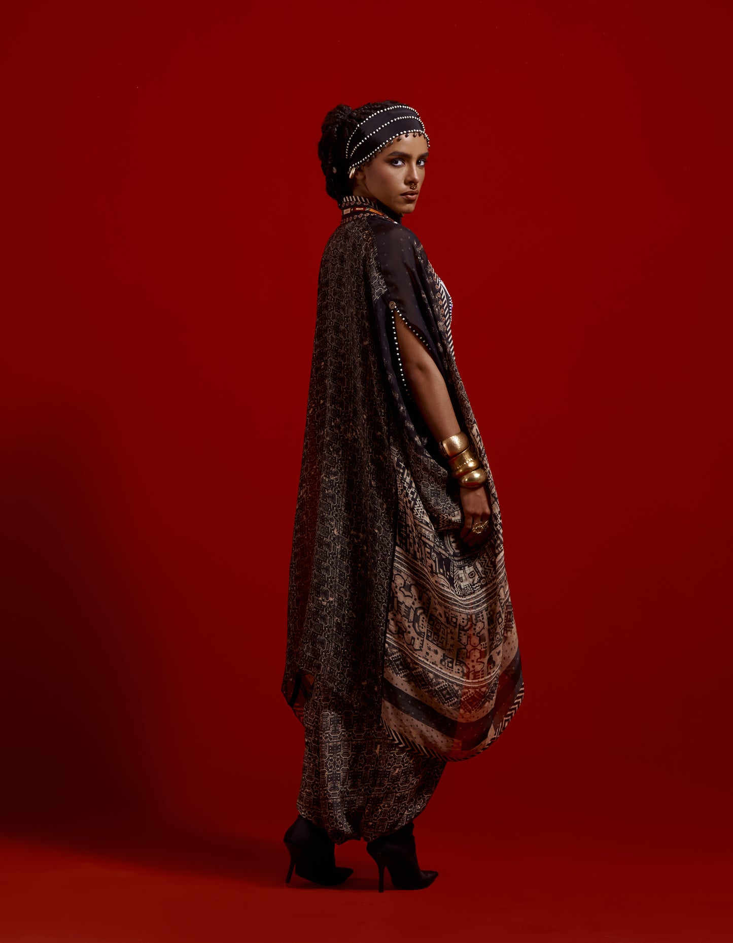 RITU KAFTAAN MIDI JACKET SET