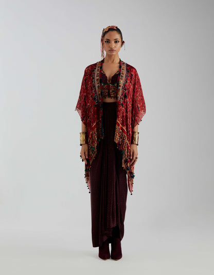 VENI DUPATTA JACKET SET