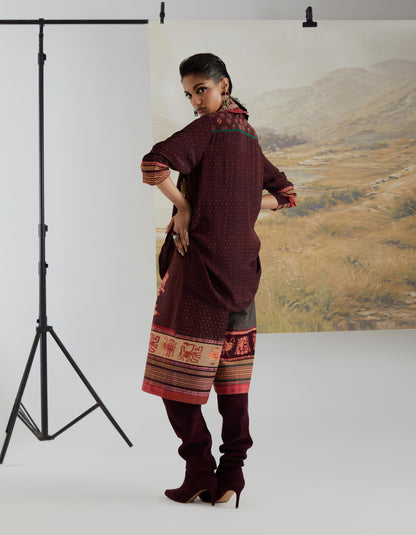 ATRI STRAIGHT SHIRT SET
