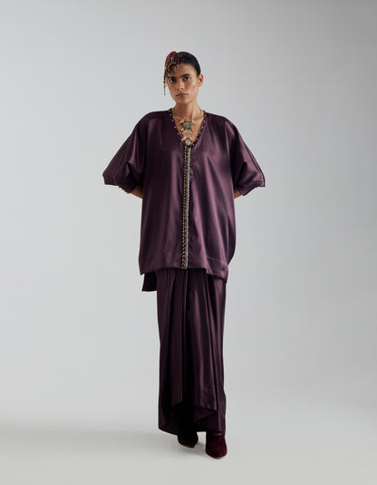 KURU TRAPEZE KURTA SET