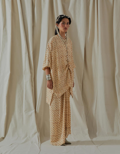 KURU TRAPEZE KURTA SET