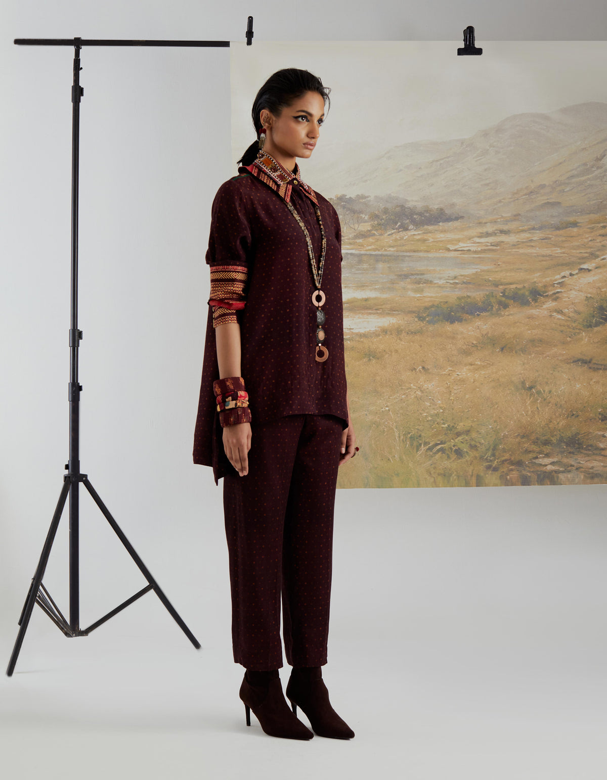 ATRI STRAIGHT SHIRT SET