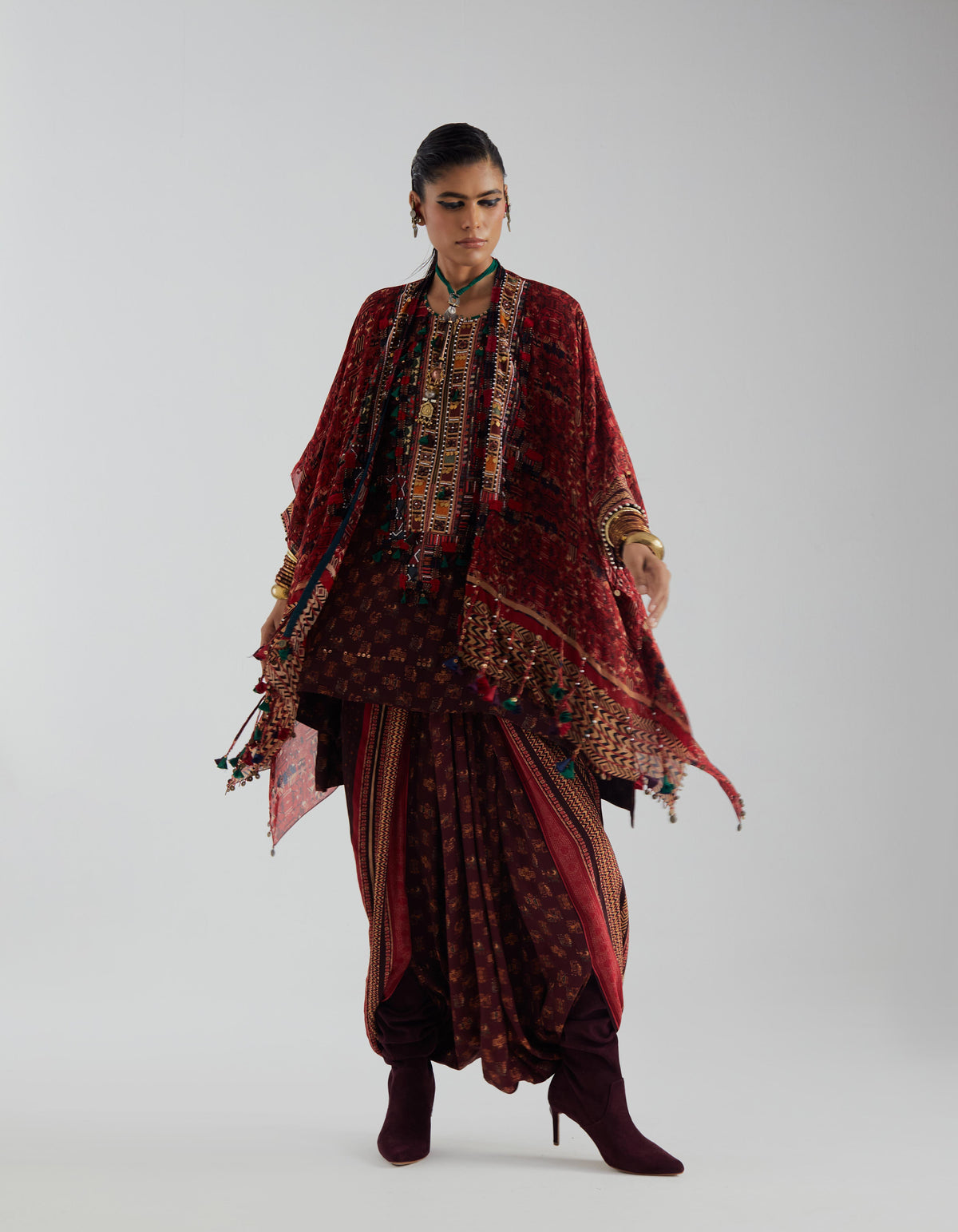 VENI DUPATTA JACKET SET