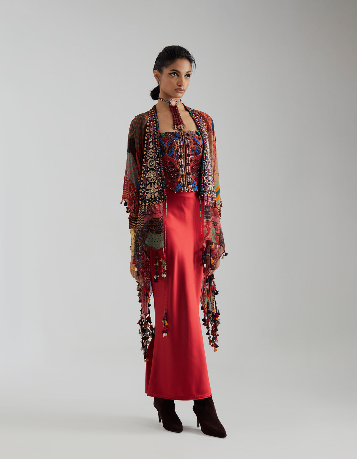 VENI DUPATTA JACKET SET