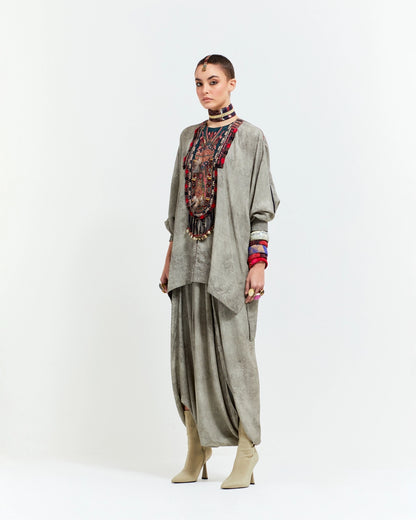 KURU TRAPEZE KURTI SET