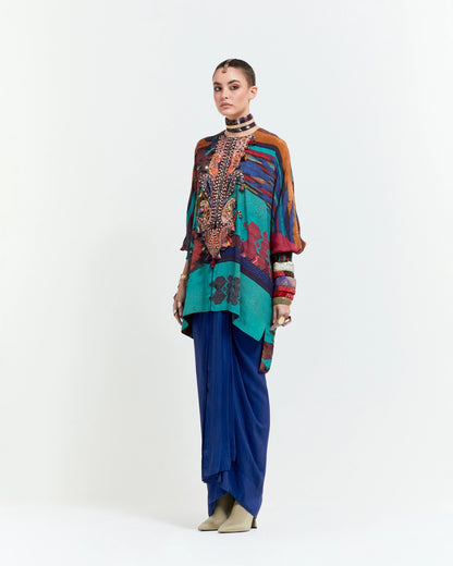 KURU TRAPEZE KURTI SET