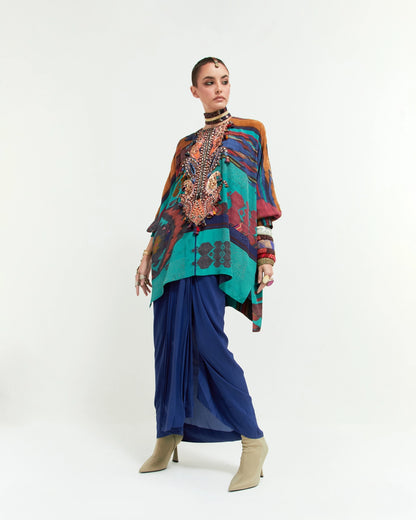 KURU TRAPEZE KURTI SET